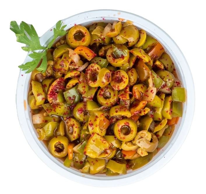 زيتون مع شطة